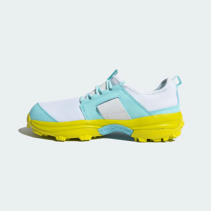 Adidas Cricup 23 Cricket Shoe White/ Yellow