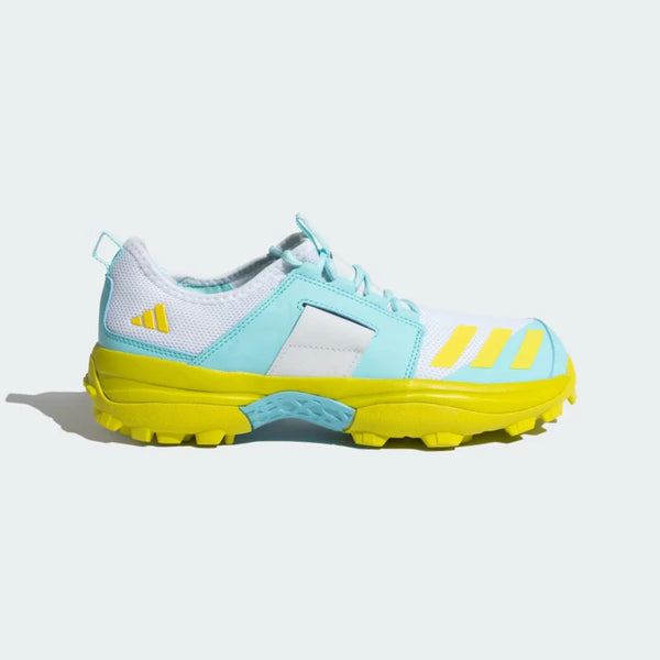 Adidas Cricup 23 Cricket Shoe White/ Yellow