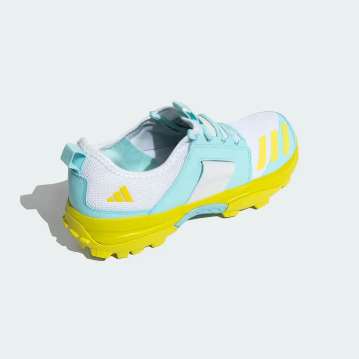 Adidas Cricup 23 Cricket Shoe White/ Yellow