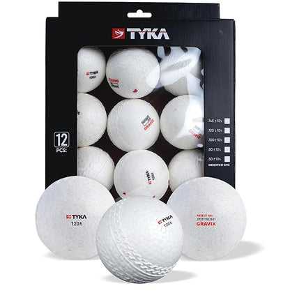 TYKA Heavy Gravix Moisture Resistant Cricket Ball
