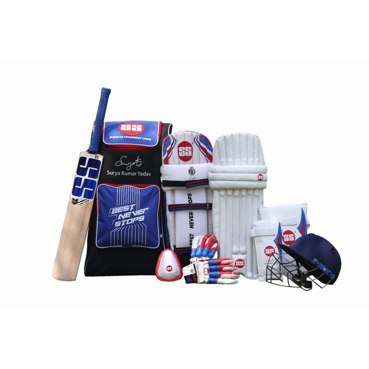 SS SKY Kashmir Willow Full Cricket Kit - Ignite & Elevate